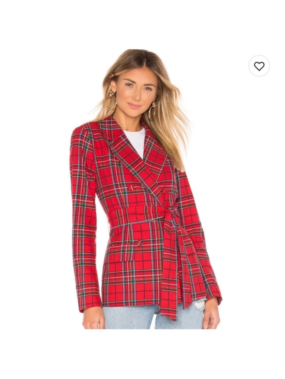Women's L'Academie Ruthie Jacket Blazer Jacket Size S Red NEW with tags - Picture 6 of 8